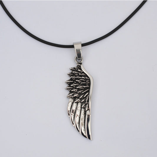 Stainless Steel Eagle Wing Pendant