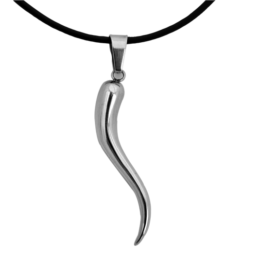 Stainless Steel Chilli Pendant - Large