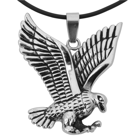 Stainless Steel Flying Eagle Wing Pendant