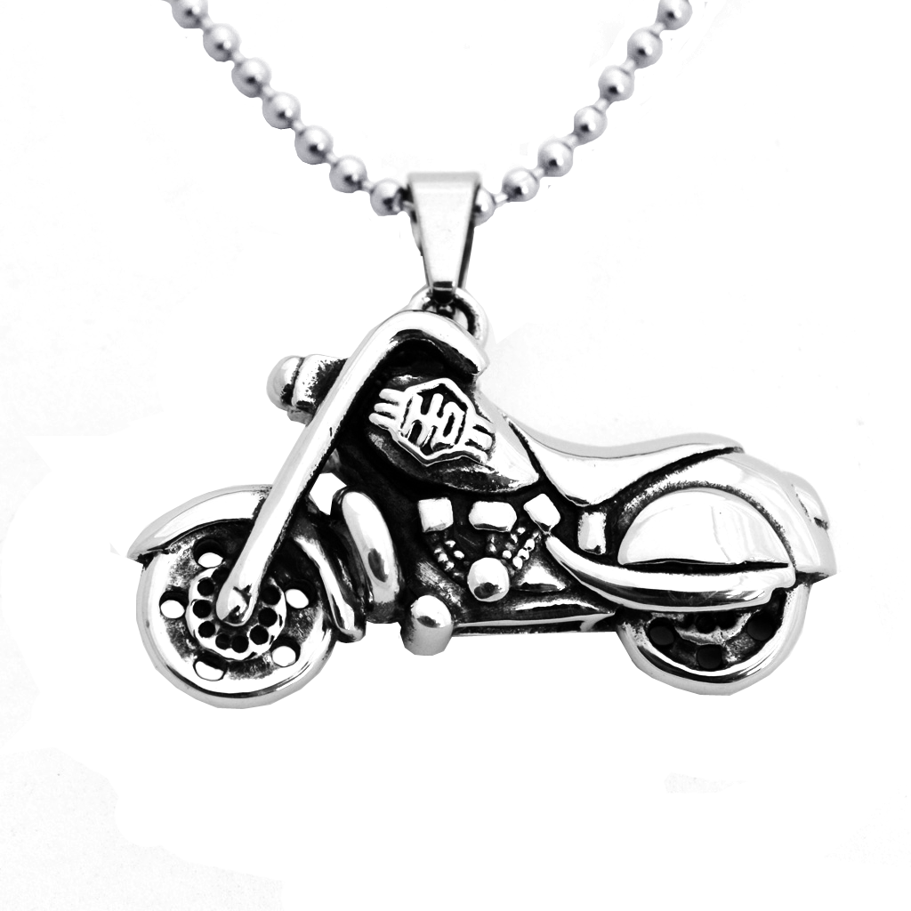 Stainless Steel Motorbike Pendant