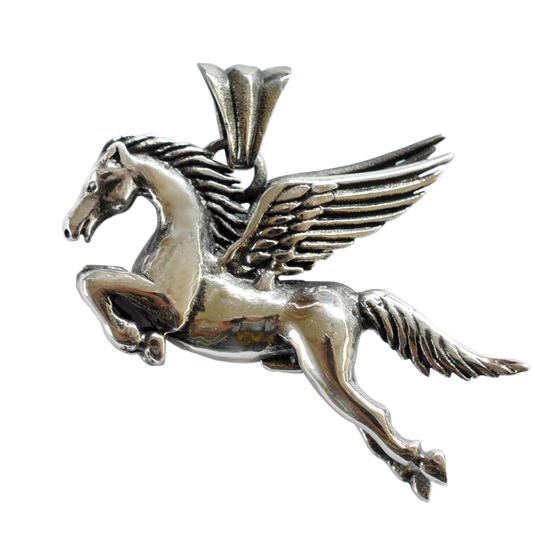 Stainless Steel Pegasus Pendant