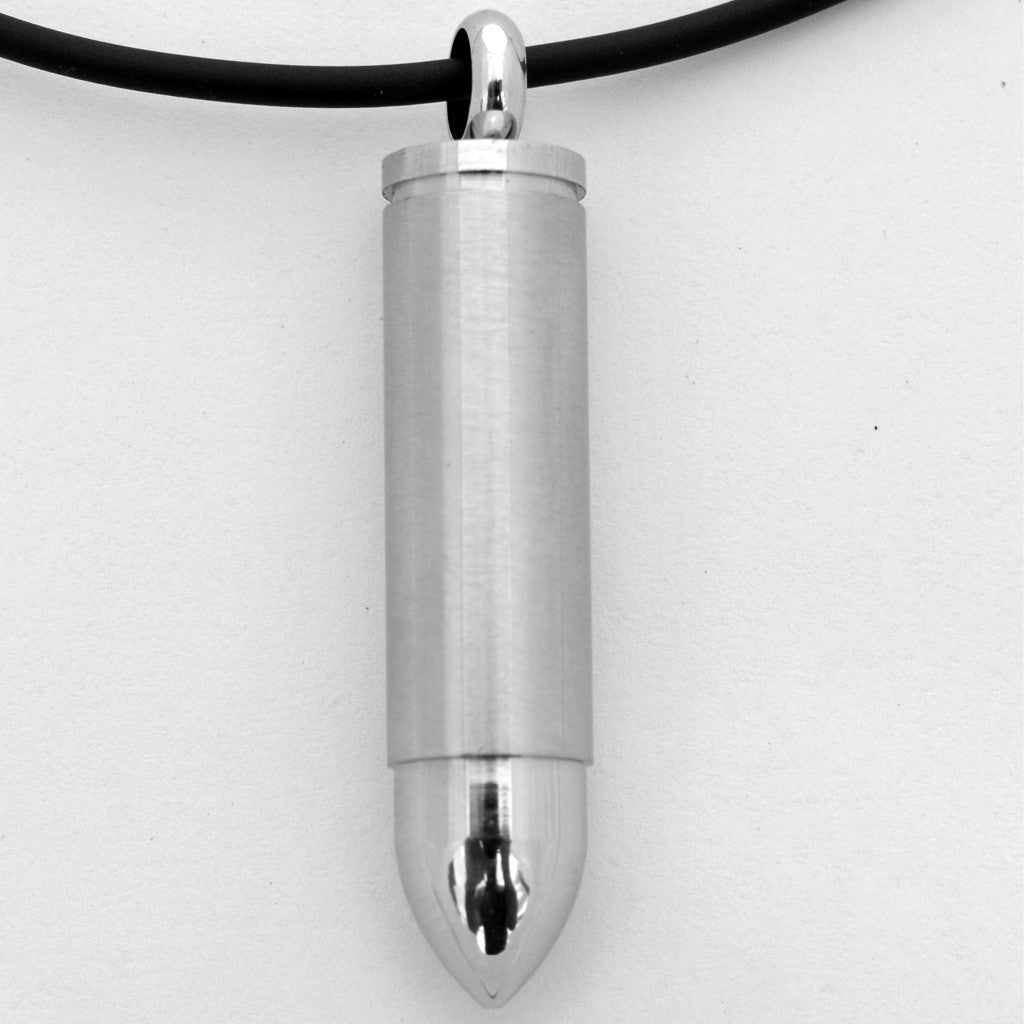 Stainless Steel Bullet Pendant