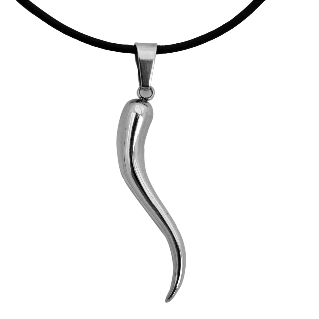 Stainless Steel Chilli Pendant - Large