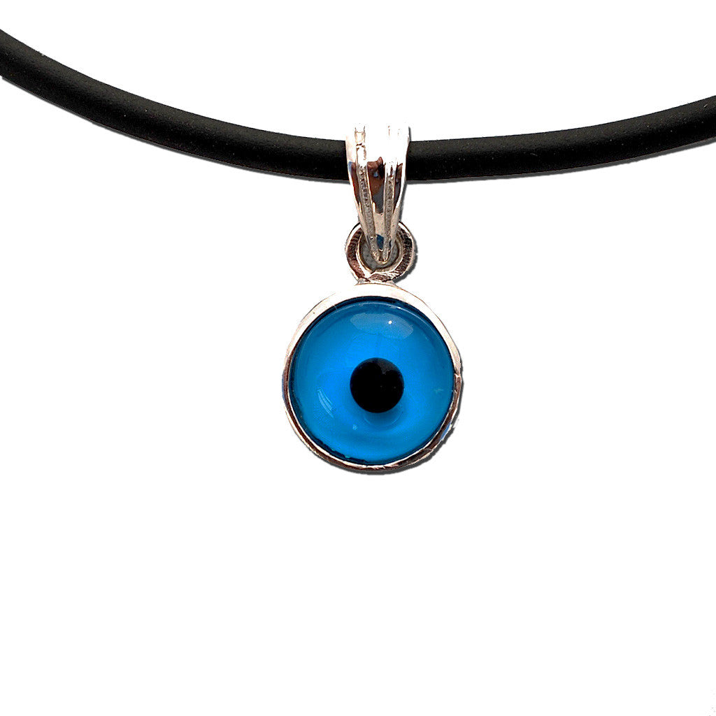 Sterling Silver Eye Pendant - Small