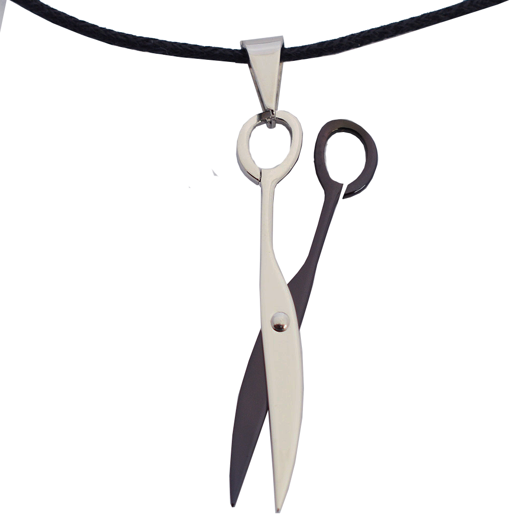 Stainless Steel Scissors Pendant