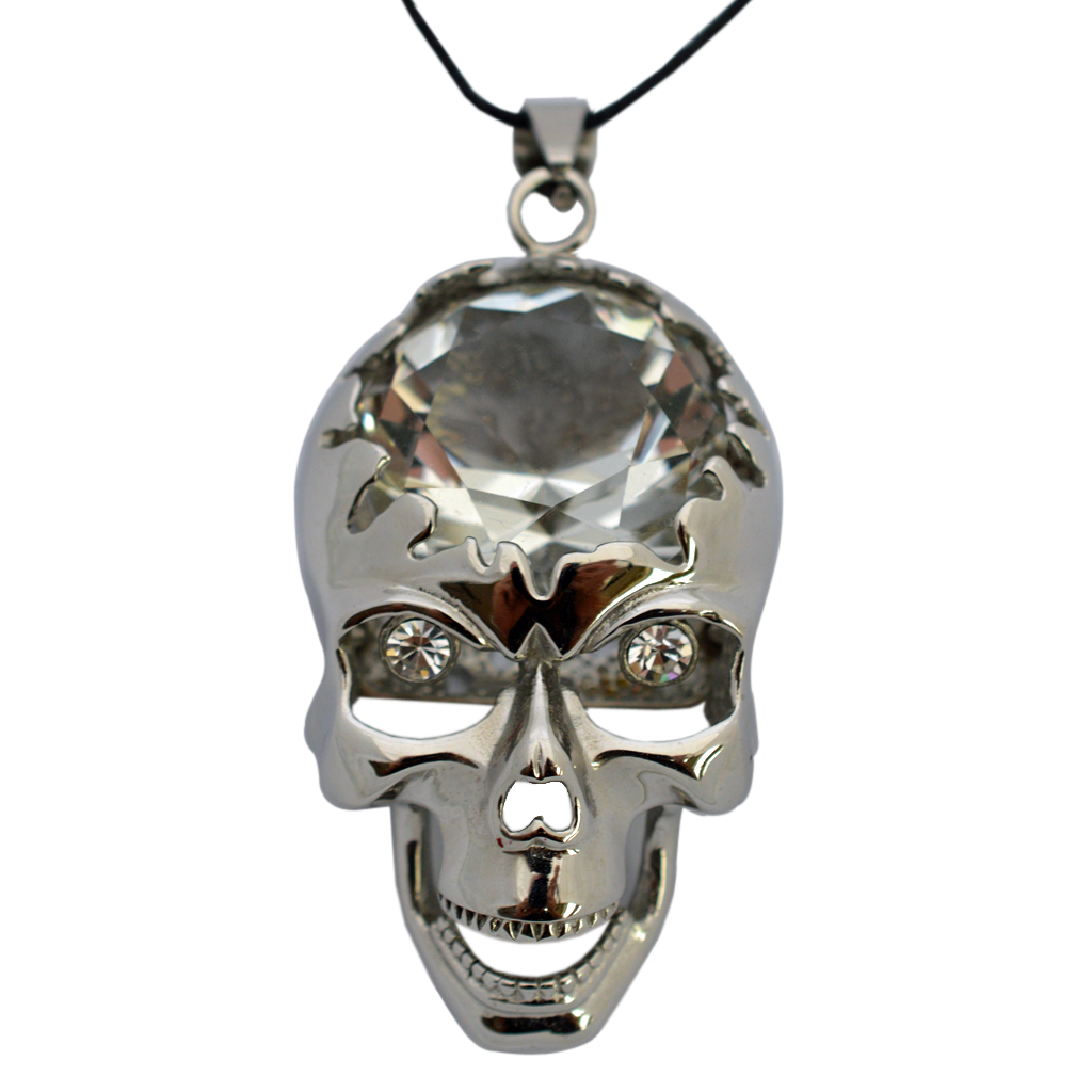 Stainless Steel Skull Pendant