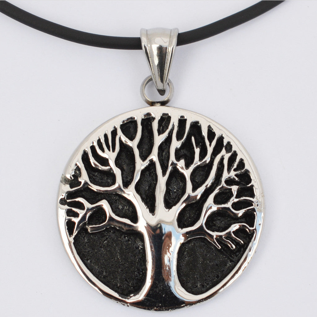 Stainless Steel Tree of Life Pendant