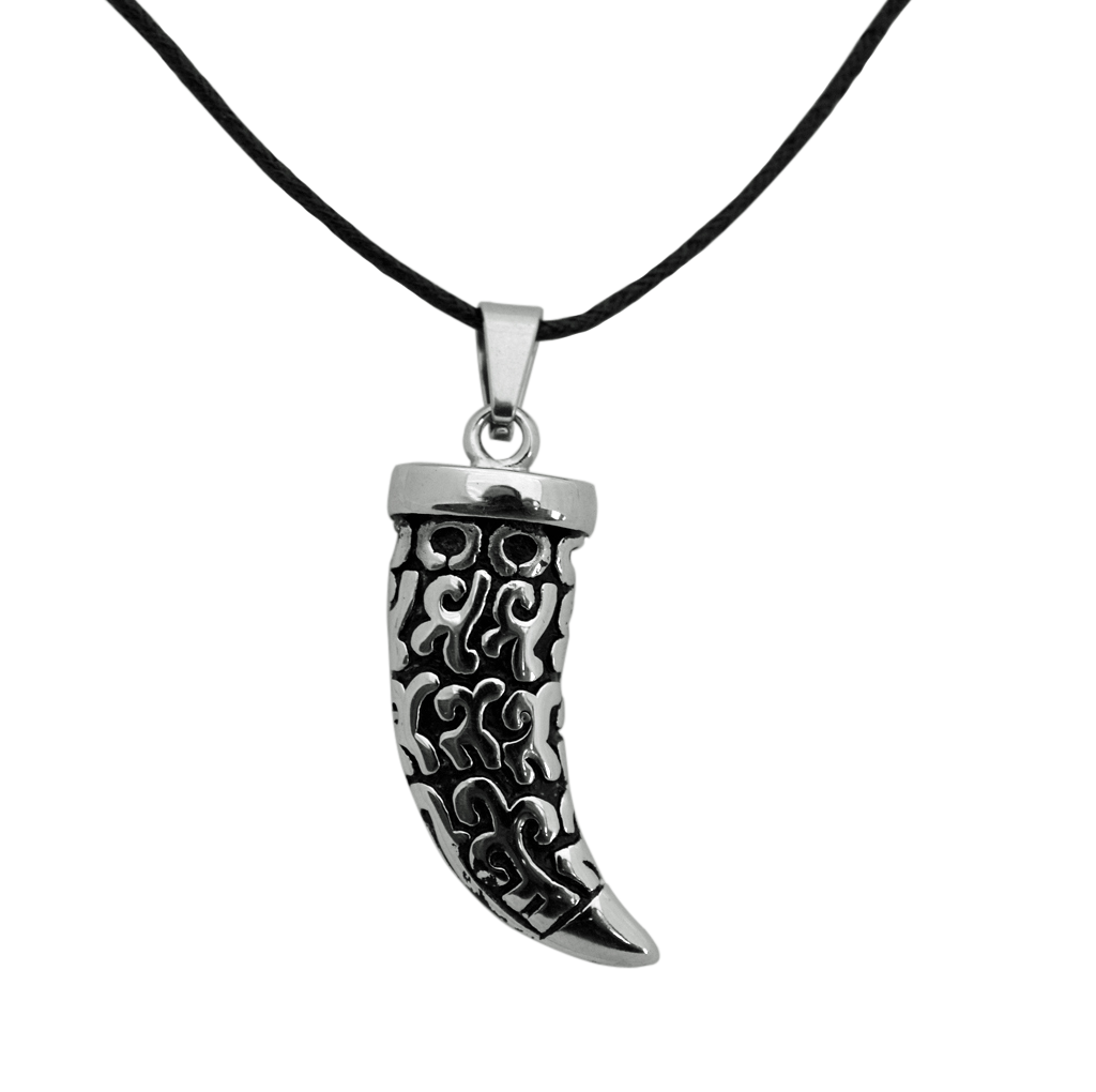 Stainless Steel Lucky Tusk Pendant