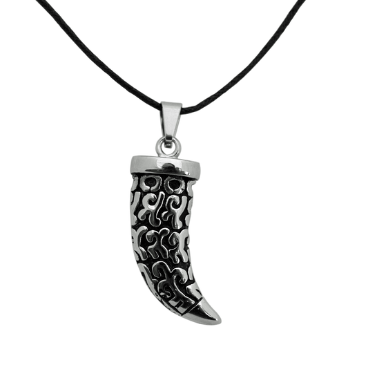 Stainless Steel Lucky Tusk Pendant